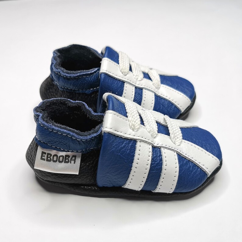 Red&white Baby Shoes Baby Sneakers Ebooba Leather Baby - Etsy