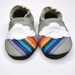 Rainbow Soft Sole Baby Shoes Leather Toddler Shoes, Girls', Infant Shoes, Boys', Kibs Shoes, Toddler Moccasins, Baby Leather Booties, 1 