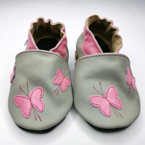 gray baby girl shoes
