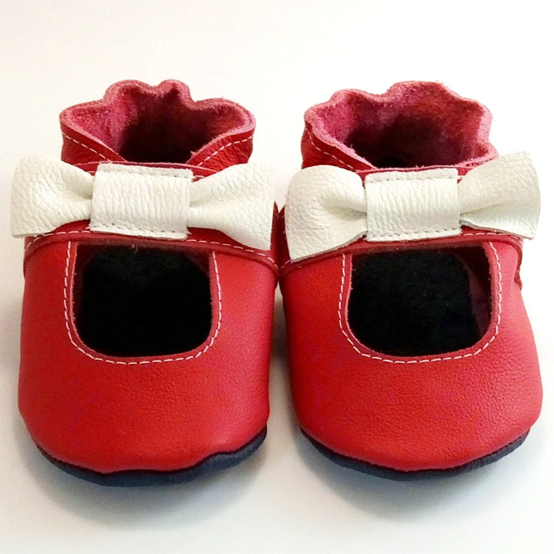 Baby Shoes Red Toddler Sandals Ebooba Leather Baby Shoes Etsy