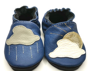 Los zapatos de bebe 30/31 unicos suaves gris 6-7 anos, zapatos de