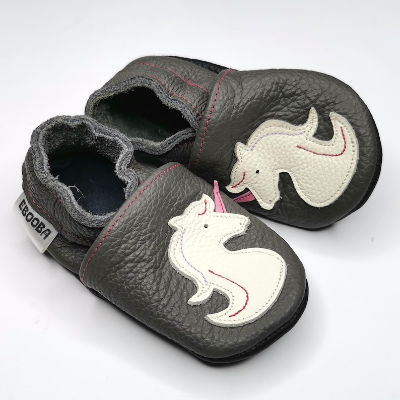 Teddy Bear Shoes, Leather Baby Shoes, Brown Baby Booties, Baby Leather Slippers, Toddler Shoe, Unisex Bootie, Kids' Slippers, Ebooba, 8 image 15