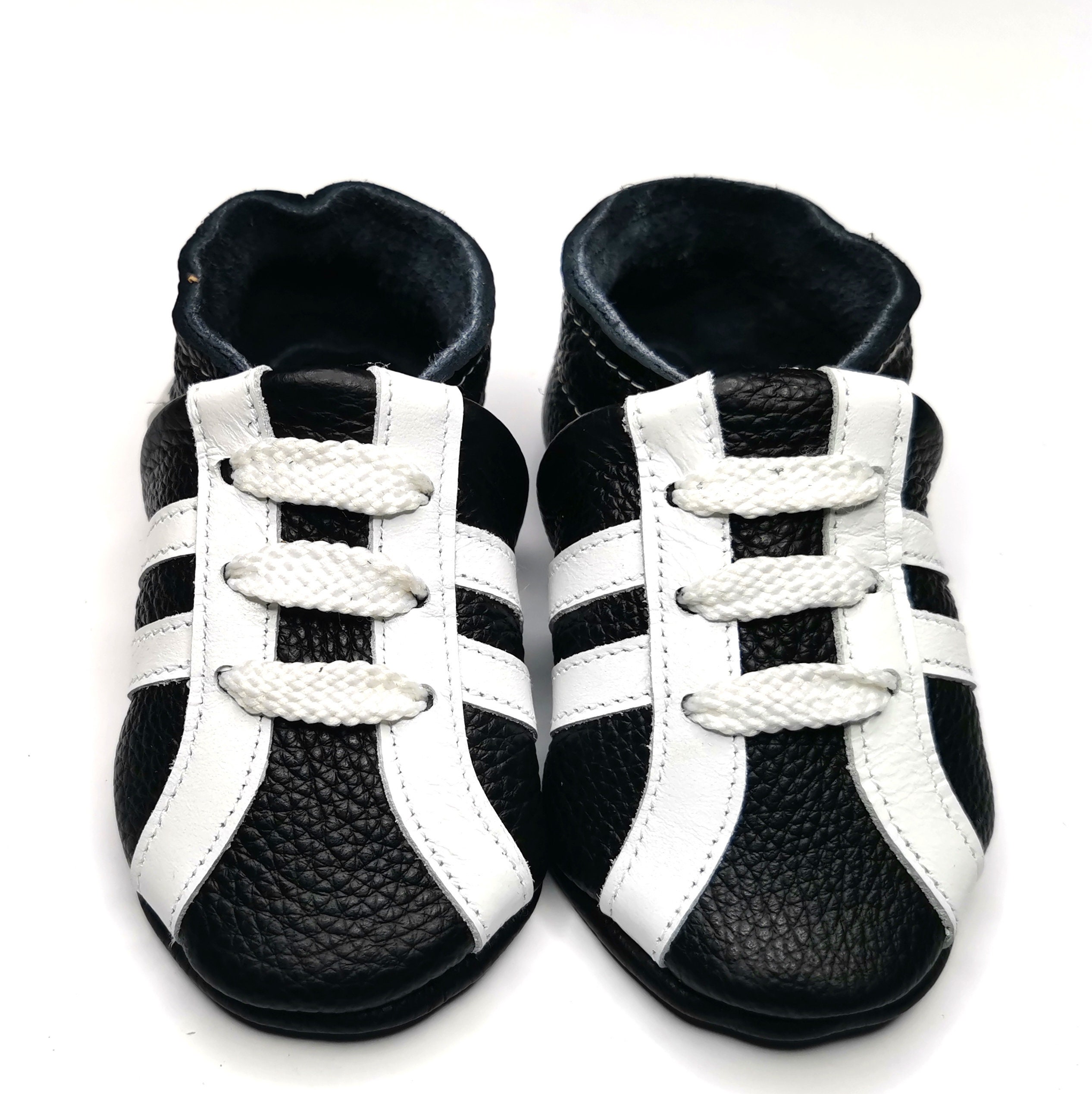 Black and white baby shoes sale