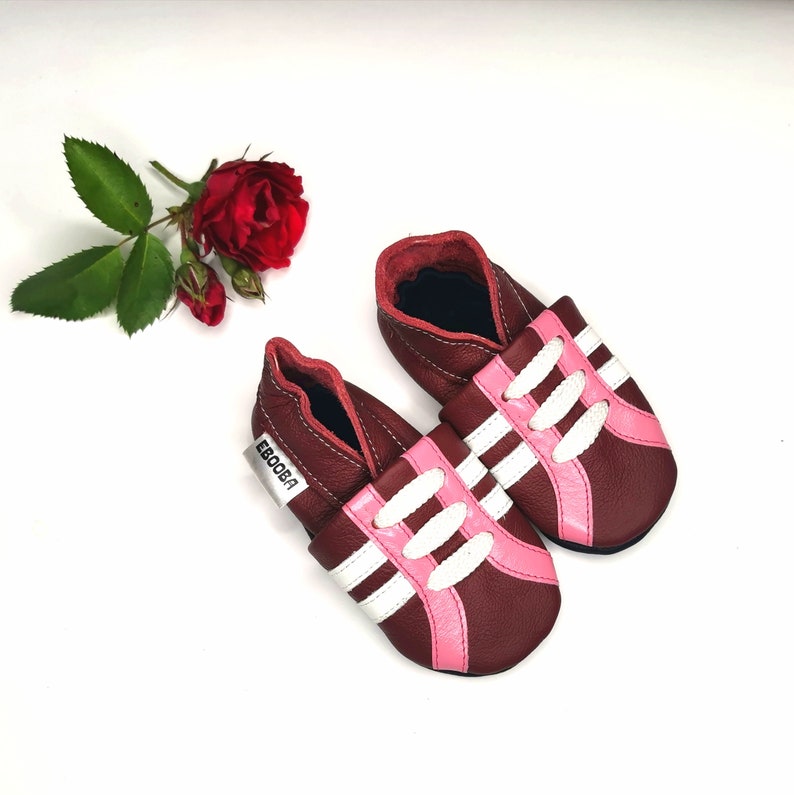 Baby Shoes, Soft Leather Baby Shoes, 12-18 Months Infant Shoes, Toddler Shoes, Baby Pink Shoes, Indoor Slippers, Panda Shoes, Girls' Shoes Sneakers