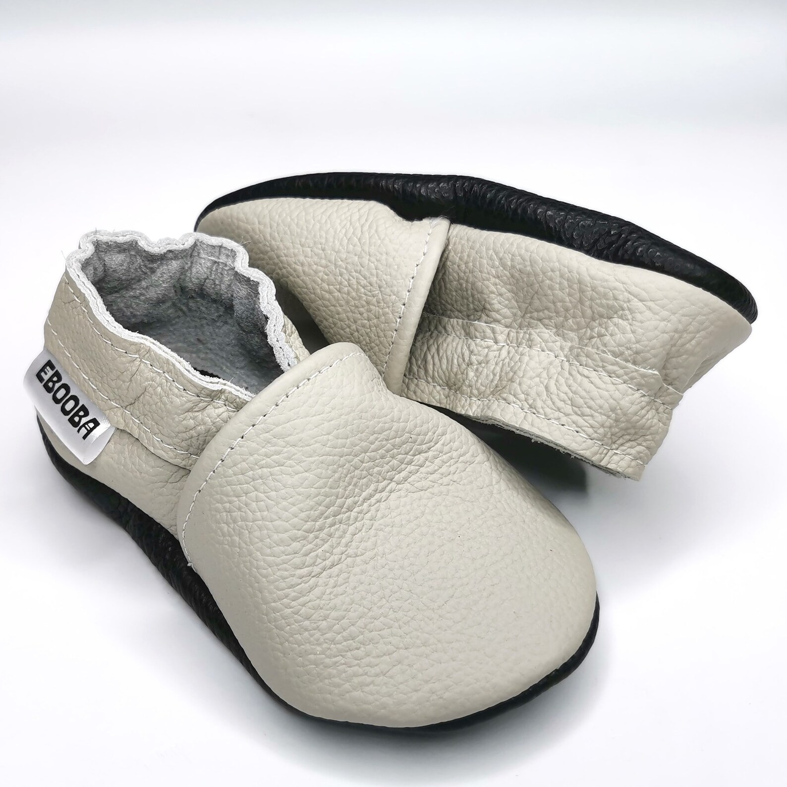 Grey Baby Shoes, Baby Boy Shoe, Baby Girls' Shoes, Grey Baby Slippers ...