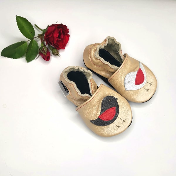 los zapatos de bebe unicos suaves  pájaro ebooba BR-9
