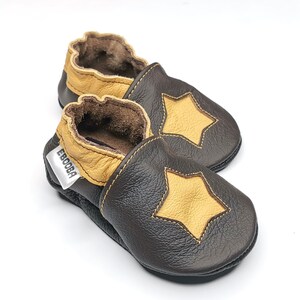 Baby shoes, Leather baby shoes, Toddler shoes, Baby Slippers, Newborn Booties, Soft sole baby shoes, Chaussurese bébé garcon, ebooba, 3