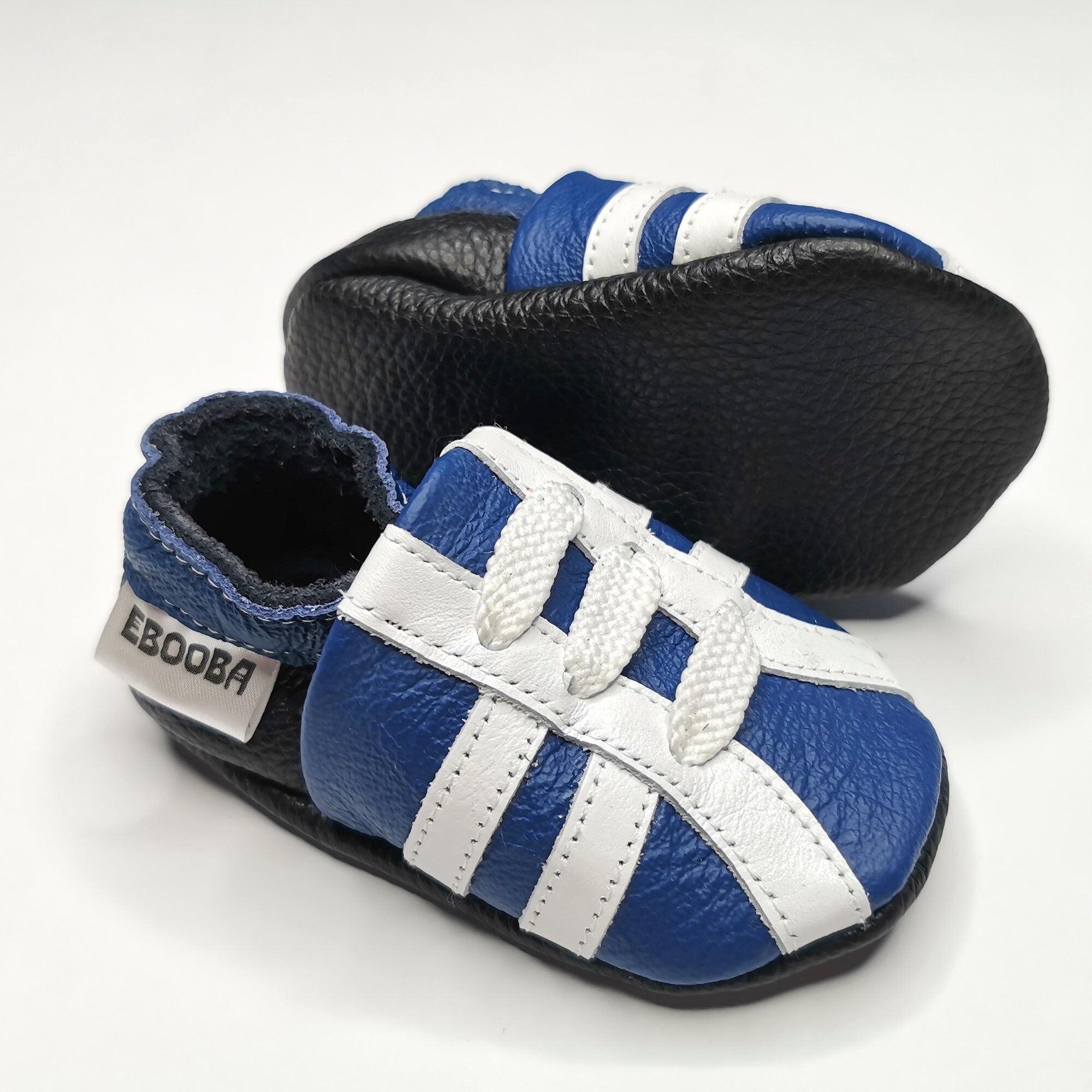 Smerig Ga wandelen Voorbijgaand Blue Baby Shoes Leather Baby Shoes Soft Sole Infant - Etsy