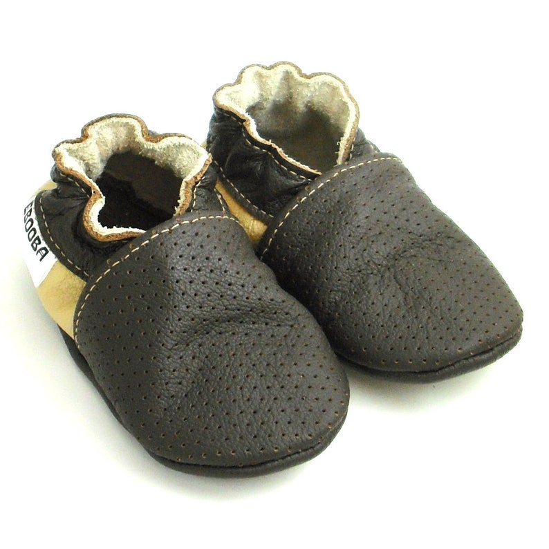 Soft PU Leather Dark Baby Shoes main image 1