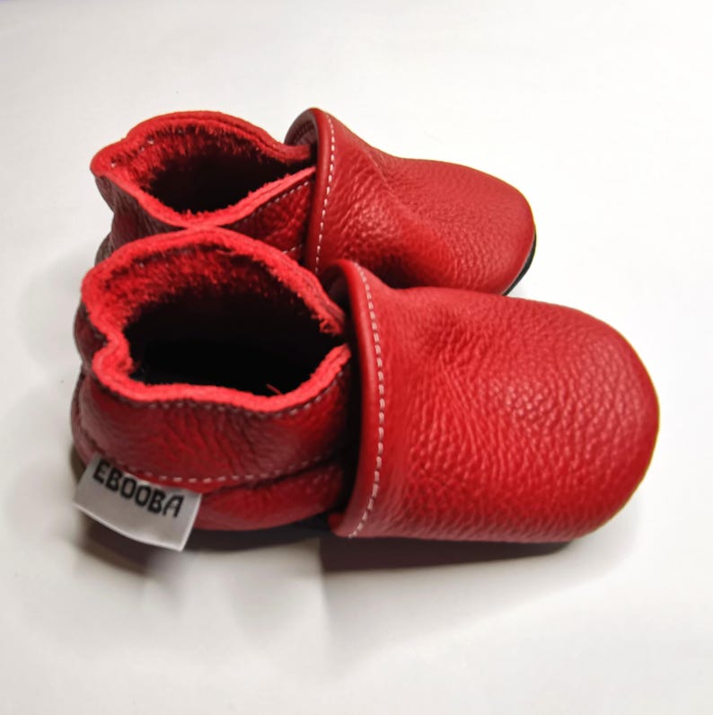 Baby Shoes Brown Leather Baby Soft Sole, Baby boy shoes Baby Moccasins, Baby Shoes Brown Unisex, Newborn Booties Gift, Toddler Shoes image 13