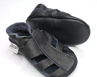 Baby sandals soft soled / Genuine leather baby booties / Newborn Shoes / Shower Gift / Ebooba / Toddler Sandals / Kids Sandals