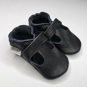 Black Baby Sandals, Ebooba, Walkers Shoes, Baby Booties, Soft Sole Shoes, Crib Shoes, Baby Slippers, Girls' Shoes, Boys' Shoes, Chaussons, 3 image 6