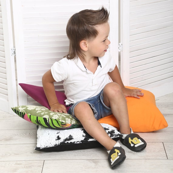 Chaussons bebe chaussures d enfant pelle Chaussons pour gar on
