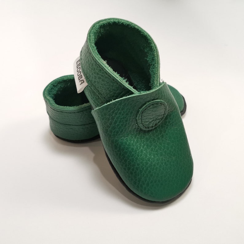 Grass Green Baby Shoes, Baby Leather Shoes, Toddler Shoes, Baby ...