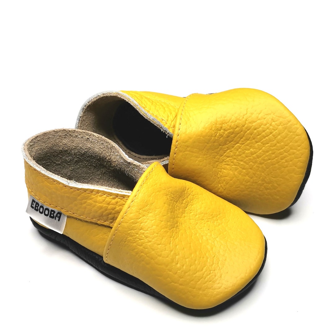 Chaussons bebe chaussures jaune 12-18 m ebooba OT-15-Y-M-3