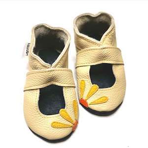 Beige Toddler Sandals, Leather Kids Sandals, Baby Moccasins, Ebooba, Toddler Shoes, Children Sandals, Soft Sole Baby Shoes, Beige Sandals, 6