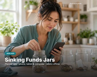 Sinking Funds Tracker App, Savings Jars, Rego Insurance Christmas School Fees, Save Each Pay, Envelope Method, Budget Australia