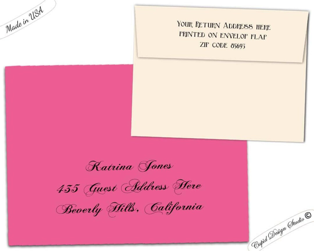 Custom Envelope Printing, Digital Envelope Addressing, Personalized
