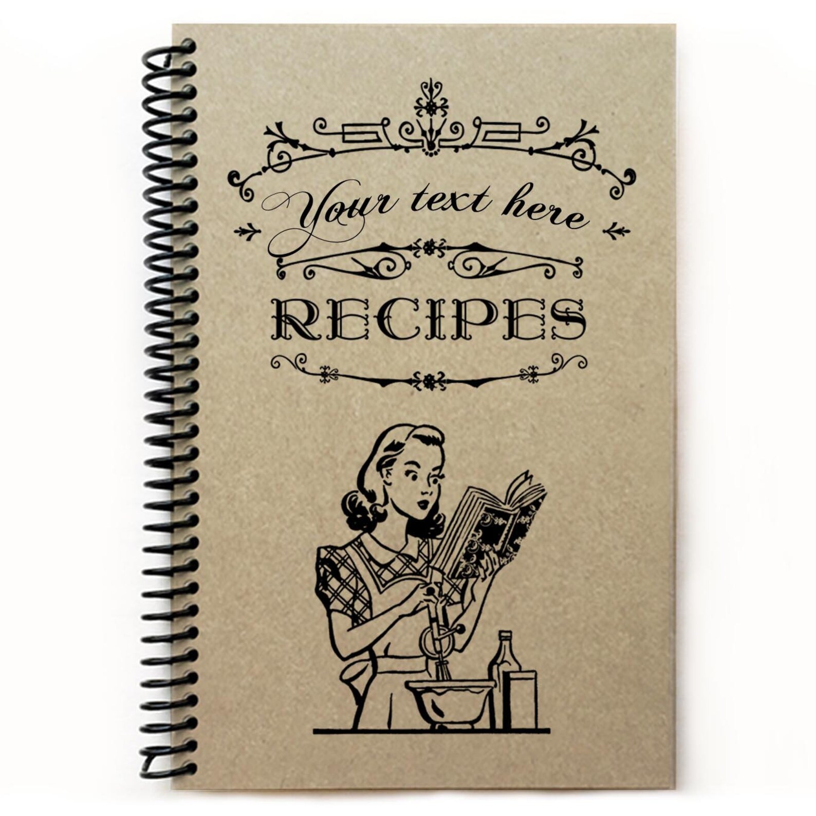 Personalized Recipe Book Gift for Mothers Day Farmhouse Etsy