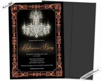 Halloween party invites/Halloween costume invitation/Halloween invite/Costume party invitations/Haunted mansion/Printable invitations/Printe