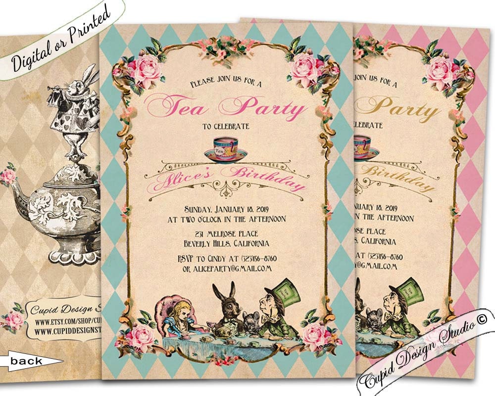 Kara's Party Ideas Mad Hatter Girl Whimsical Tea Party Planning