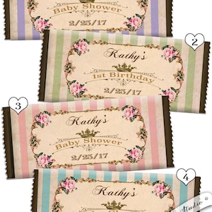 Printable candy bar wrapper/ Birthday candy bar wrapper / Candy bar labels / Candy bar wedding / bar wrapper / Chocolate bar wrapper
