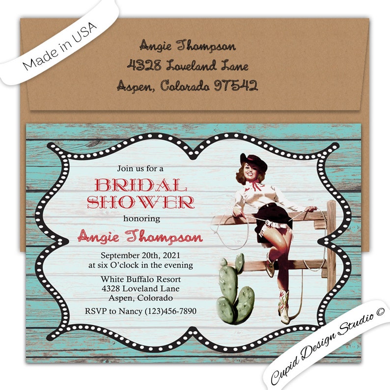 cowgirl bridal shower