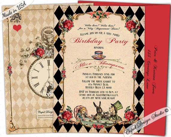 45 Alice in Wonderland Mad Hatter Tea Party ideas