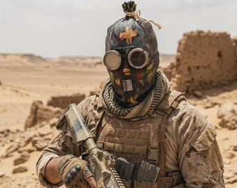 Post-apocalyptisch huurlingenmasker