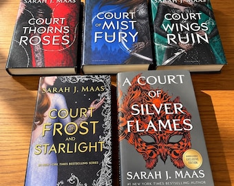 Coffret ACOTAR (5 livres), Collection reliée de Sarah J. Maas, série de romans fantastiques et romantiques