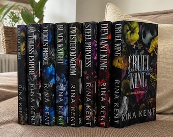 Rina Kent Royal Elite Series 8 Book Set, Dark Romance Novel Collection, Paperback Books