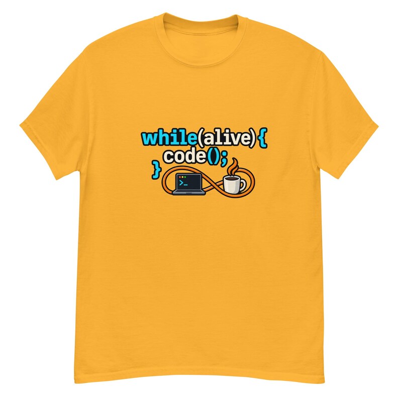 while(alive){ code(); } - programmation et café, cadeau pour passionné de code