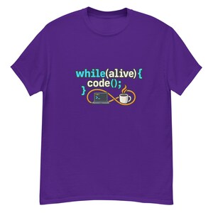 while(alive){ code(); } - programmation et café, cadeau pour passionné de code