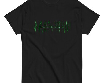 T-shirt </getrouwd><single> - Geek humor voor singles, scheidingscadeau, groene code regen