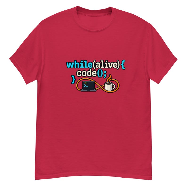 while(alive){ code(); } - programmation et café, cadeau pour passionné de code
