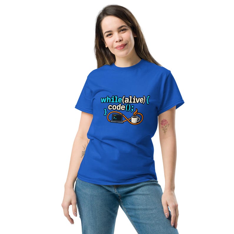 while(alive){ code(); } - programmation et café, cadeau pour passionné de code
