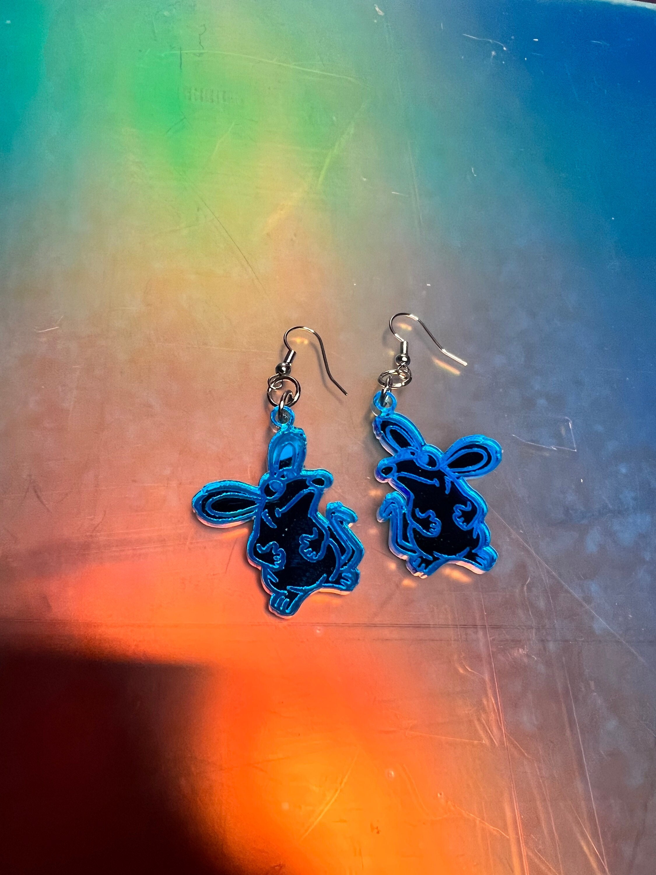 New Disney's Lilo Stitch Titanium Blue Shiny Ring Band 10