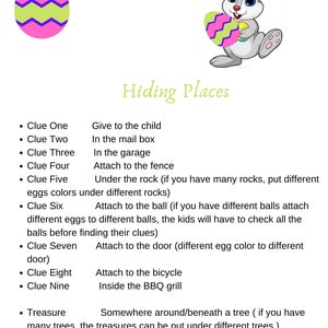 Easter Backyard Scavenger Hunt Riddles for 2 to 4 kids/ Siblings Scavenger Hunt/ Outdoor Easter Treasure Hunt image 6