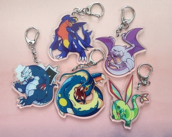 PKMN-INSPIRED 2.5" Acrylic Charms