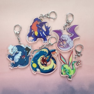 PKMN-INSPIRED 2.5" Acrylic Charms