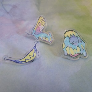 Monster Mouths Acrylic Pins 2&quot;