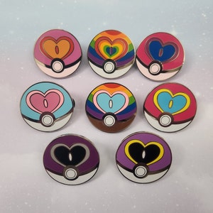 Loveball Pride Hard Enamel Pins 1.25&quot;