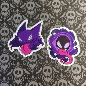 PKMN-Inspired Ghosts ~2.5" Vinyl  Stickers