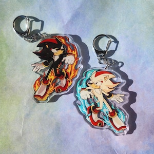 Shadow Hedgehog 2.5&quot; Acrylic Charm