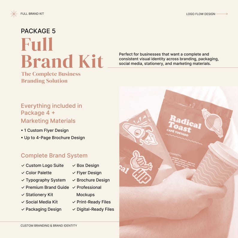 Custom Branding Package | Logo, Stationery, Packaging, Brand Guidelines ...