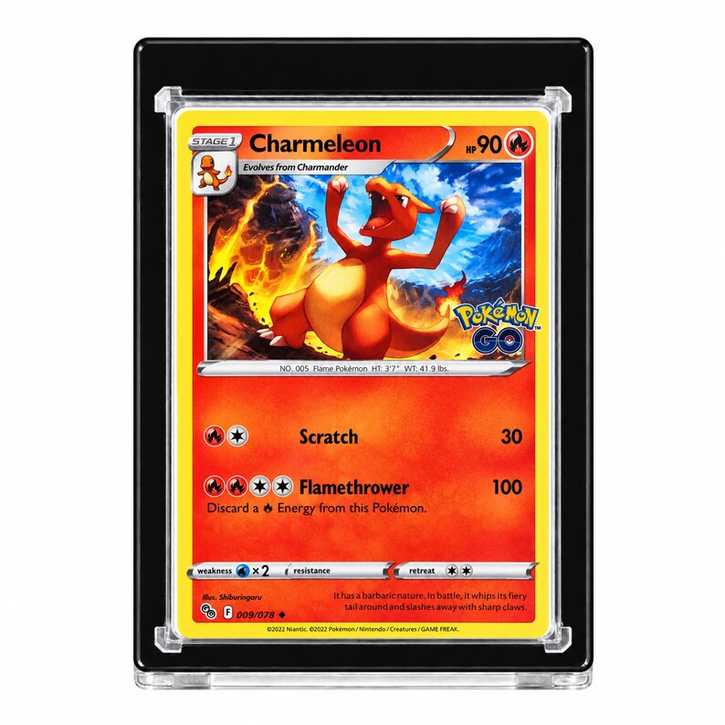Pokémon Refrigerator Magnet Display With Authentic TCG Card, Choose ...