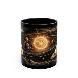 Mug Planètes du Système Solaire | Tasse à Café Espace Galaxie Cosmique