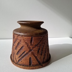 Wazon z ceramiki vintage, Samuel Calder, USA