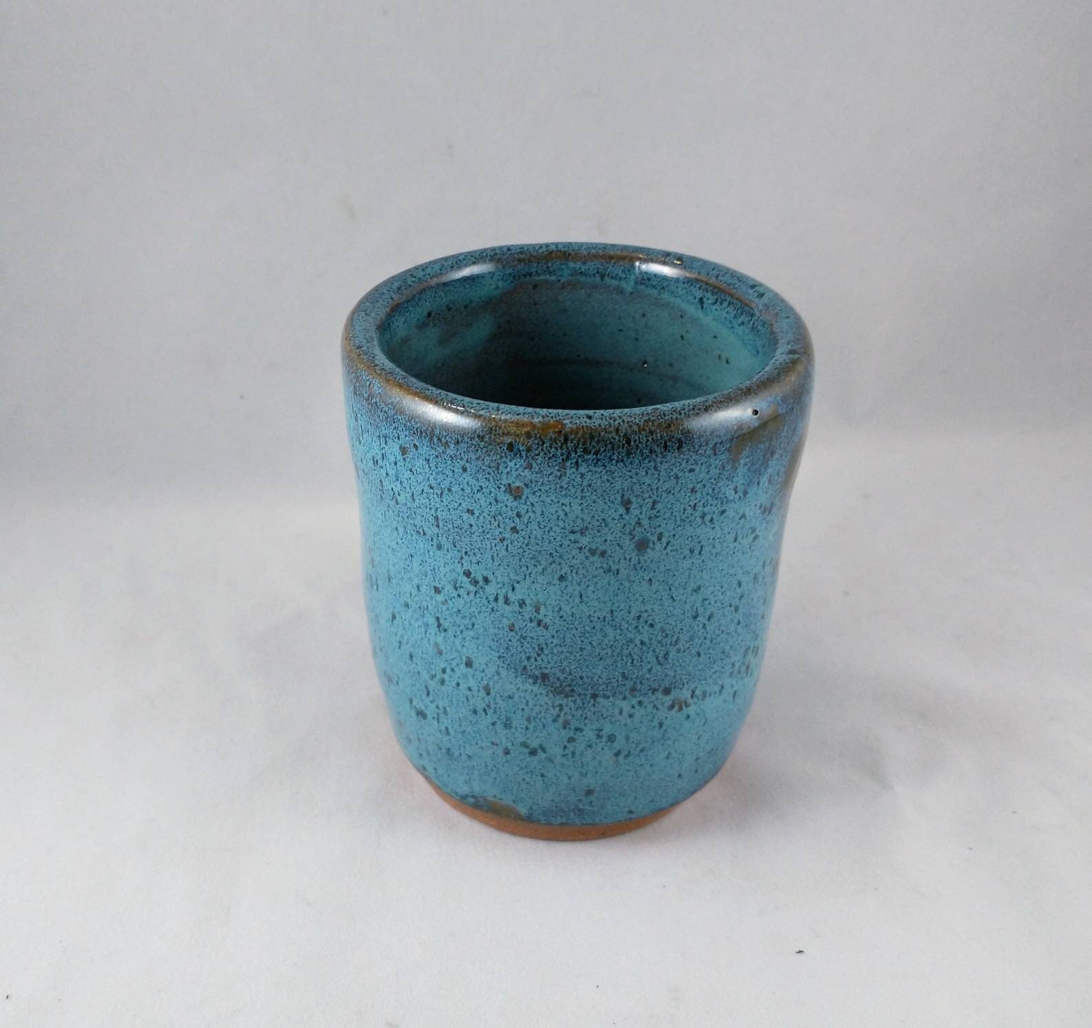 Turquoise Platter, Wax Resist Glaze – Willowood Pottery