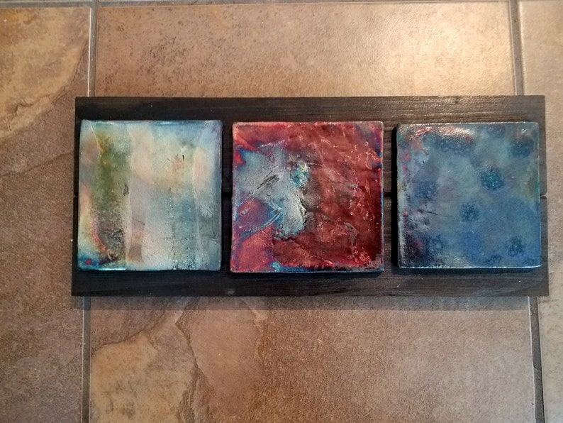 Raku Tile Wall Hanging
